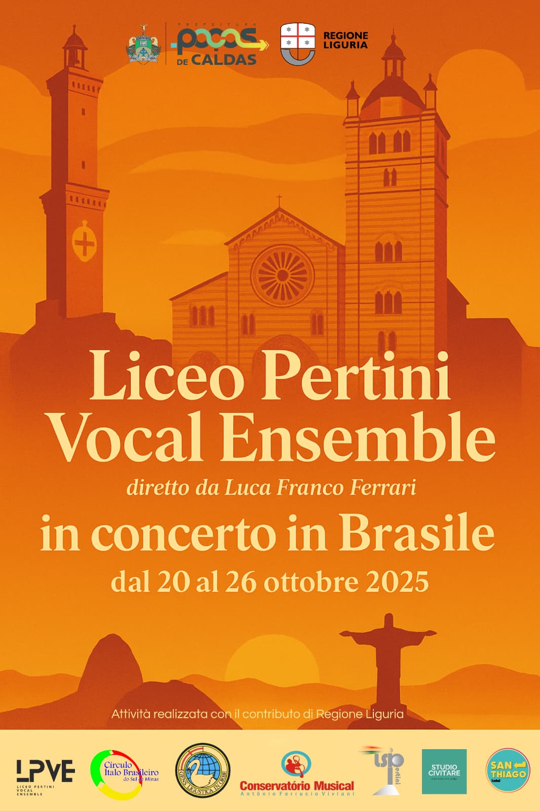 Apresentação da escola 'Liceo Pertini'